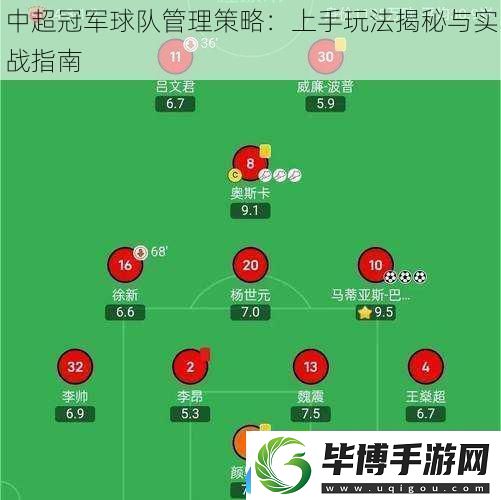 中超冠军球队管理策略：上手玩法揭秘与实战指南 